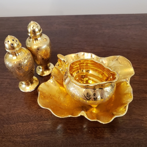 22K Gold Osborne Vintage Set 4 pieces - Picture 5 of 11
